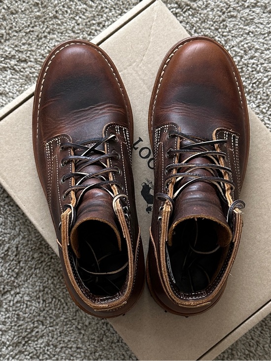 Truman Tobacco Snakebite Boots (8D)
